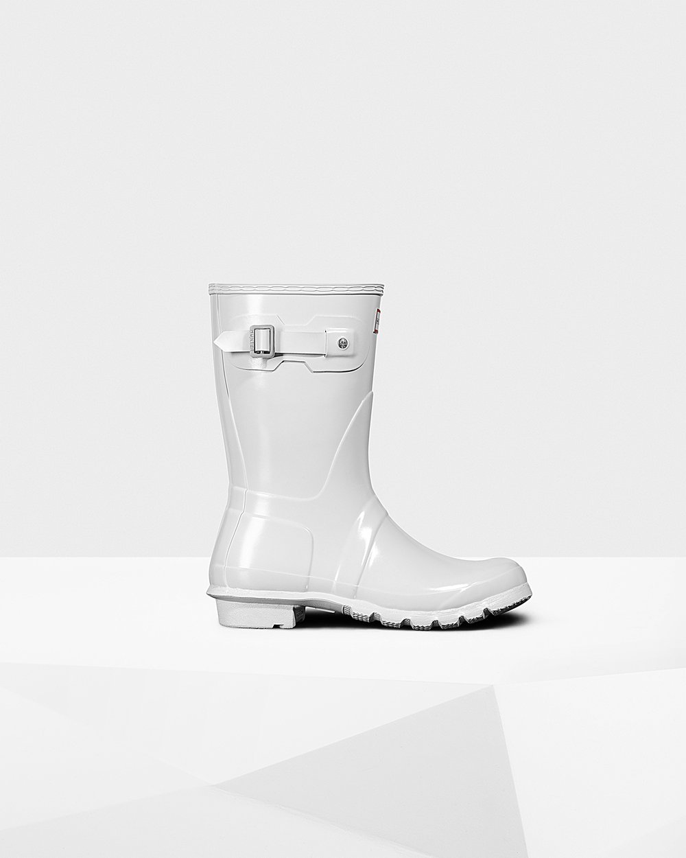 Galochas Curtas Hunter Feminina Branco - Original Gloss - 78JEMYDUW